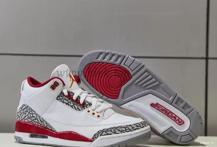 God Cardinal retro to air materials Pk ready 3 jordan ship Red retail 0527